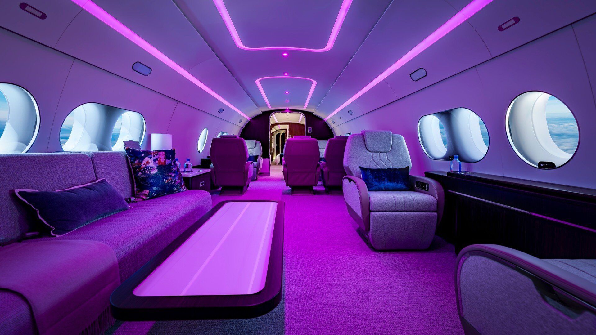 World's First Lavish Private Jet Lets You Party In The Sky For $14,000 An Hour